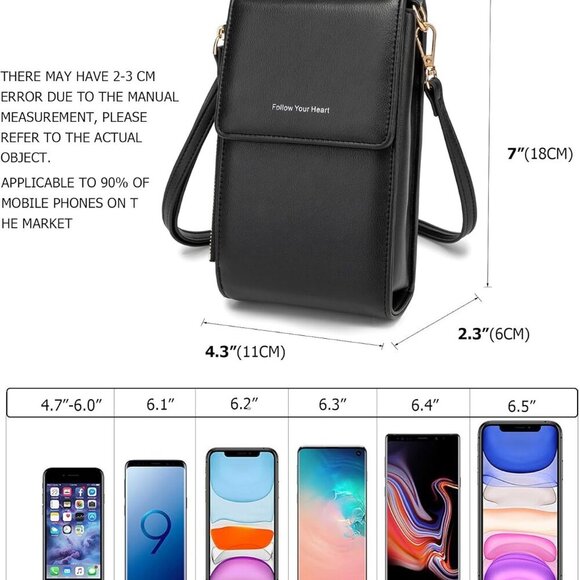 Chic Flap Crossbody Purse for Women with Lightweight Design & Credit Storage - Picture 4 of 6